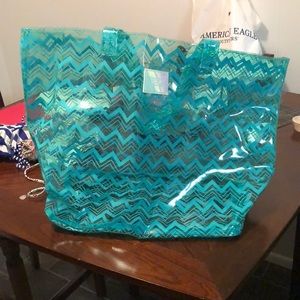 LARGE VS pink beach tote!
